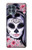 S3821 Sugar Skull Steampunk Fille Gothique Etui Coque Housse pour Motorola Edge S