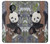 S3793 Peinture de neige mignon bébé panda Etui Coque Housse pour Motorola Moto Z3, Z3 Play