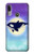 S3807 Killer Whale Orca Lune Pastel Fantaisie Etui Coque Housse pour Motorola Moto E6 Plus, Moto E6s