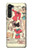 S3820 Poupée de papier de mode de cow-girl vintage Etui Coque Housse pour Motorola Edge