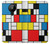 S3814 Composition de dessin au trait Piet Mondrian Etui Coque Housse pour Nokia 5.3