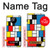 S3814 Composition de dessin au trait Piet Mondrian Etui Coque Housse pour Nokia 5.3