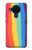 S3799 Arc-en-ciel aquarelle vertical mignon Etui Coque Housse pour Nokia 5.4