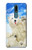 S3794 Ours polaire arctique amoureux de la peinture de phoque Etui Coque Housse pour Nokia 2.4