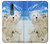 S3794 Ours polaire arctique amoureux de la peinture de phoque Etui Coque Housse pour Nokia 2.4