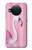 S3805 Flamant Rose Pastel Etui Coque Housse pour Nokia X10