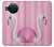 S3805 Flamant Rose Pastel Etui Coque Housse pour Nokia X10