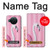 S3805 Flamant Rose Pastel Etui Coque Housse pour Nokia X10