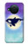 S3807 Killer Whale Orca Lune Pastel Fantaisie Etui Coque Housse pour Nokia X10