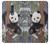 S3793 Peinture de neige mignon bébé panda Etui Coque Housse pour Nokia 5