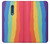 S3799 Arc-en-ciel aquarelle vertical mignon Etui Coque Housse pour Nokia 5