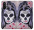 S3821 Sugar Skull Steampunk Fille Gothique Etui Coque Housse pour OnePlus Nord CE 5G