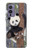 S3793 Peinture de neige mignon bébé panda Etui Coque Housse pour OnePlus 9