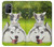 S3795 Peinture Husky Sibérien Ludique Chaton Grincheux Etui Coque Housse pour OnePlus 8T