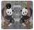 S3793 Peinture de neige mignon bébé panda Etui Coque Housse pour OnePlus 7T