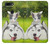 S3795 Peinture Husky Sibérien Ludique Chaton Grincheux Etui Coque Housse pour OnePlus 5T