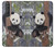 S3793 Peinture de neige mignon bébé panda Etui Coque Housse pour Sony Xperia 1 III