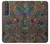 S3815 Art psychédélique Etui Coque Housse pour Sony Xperia 1 III