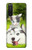 S3795 Peinture Husky Sibérien Ludique Chaton Grincheux Etui Coque Housse pour Sony Xperia 5 II