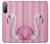 S3805 Flamant Rose Pastel Etui Coque Housse pour Sony Xperia 10 II