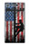 S3803 Électricien monteur de lignes drapeau américain Etui Coque Housse pour Sony Xperia XZ1
