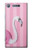 S3805 Flamant Rose Pastel Etui Coque Housse pour Sony Xperia XZ1