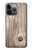 S3822 Graphique de la texture du bois imprimé Etui Coque Housse pour iPhone 13 Pro