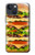 S0790 Hamburger Etui Coque Housse pour iPhone 13 mini