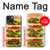 S0790 Hamburger Etui Coque Housse pour iPhone 13 mini