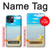 S0911 Détendez-vous à la plage Etui Coque Housse pour iPhone 13 mini