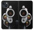 S1109 sourire pistolet Etui Coque Housse pour iPhone 13 mini