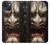 S2112 Hannya Démon Masque Etui Coque Housse pour iPhone 13 mini