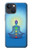 S2295 Bhuddha Aura Chakra Équilibrage guérison Etui Coque Housse pour iPhone 13 mini