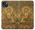 S2452 Bouddha Bas relief Art Imprimé Graphique Etui Coque Housse pour iPhone 13 mini