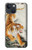 S2751 Tigre Peinture Pinceau chinois Etui Coque Housse pour iPhone 13 mini