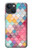 S2947 Bonbons Minimal Couleurs pastel Etui Coque Housse pour iPhone 13 mini