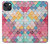 S2947 Bonbons Minimal Couleurs pastel Etui Coque Housse pour iPhone 13 mini