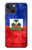 S3022 Haïti Drapeau Etui Coque Housse pour iPhone 13 mini