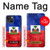 S3022 Haïti Drapeau Etui Coque Housse pour iPhone 13 mini