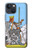 S3068 Carte de tarot Reine des épées Etui Coque Housse pour iPhone 13 mini