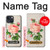 S3079 Rose Rose millésimé Etui Coque Housse pour iPhone 13 mini