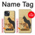 S3229 Affiche de chat millésimé Etui Coque Housse pour iPhone 13 mini