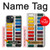 S3243 Ensemble de peinture aquarelle Etui Coque Housse pour iPhone 13 mini