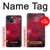S3368 Zodiaque Rouge Galaxie Etui Coque Housse pour iPhone 13 mini