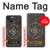 S3413 Ancient Norse Viking Symbole Etui Coque Housse pour iPhone 13 mini