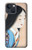 S3483 Japon Beauté Kimono Etui Coque Housse pour iPhone 13 mini