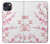 S3707 Fleur de cerisier rose fleur de printemps Etui Coque Housse pour iPhone 13 mini