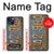 S3750 Plaque d'immatriculation de véhicule vintage Etui Coque Housse pour iPhone 13 mini