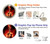 S0415 Graver guitare feu Etui Coque Housse pour iPhone 13 Pro Max