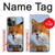 S0417 Renard Etui Coque Housse pour iPhone 13 Pro Max